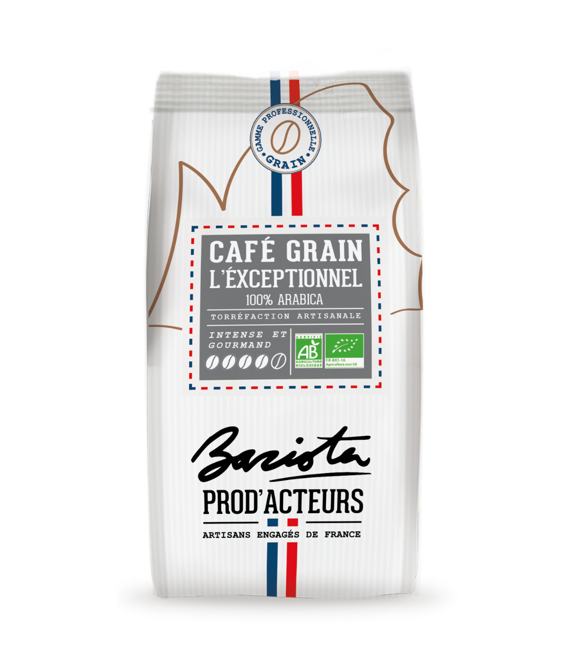 L'Exceptionnel Bio  Assemblage 100% Arabica en Grains