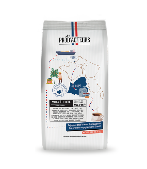 Café Moka  Éthiopie Bio — 100% Arabica Hauts Plateaux