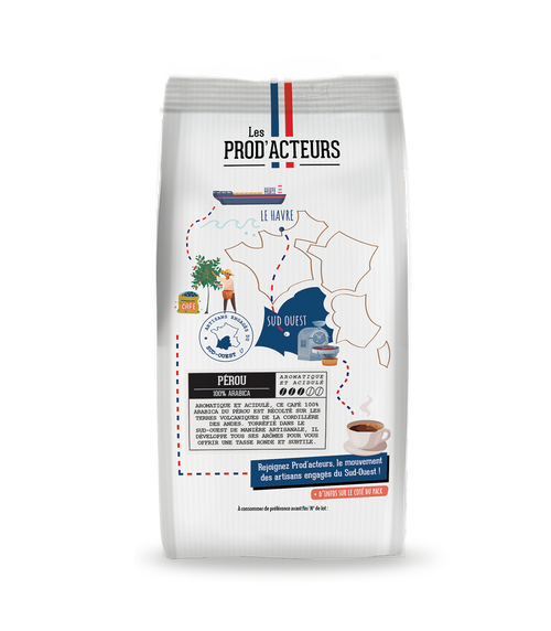 Café Pérou Bio 100% Arabica — Grains des Andes