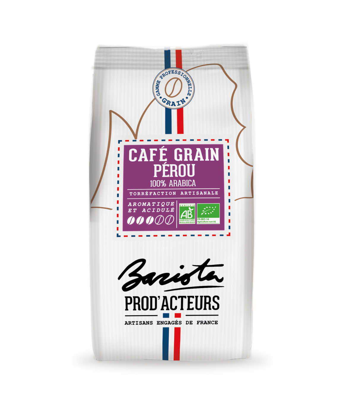 Café Pérou Bio 100% Arabica — Grains des Andes